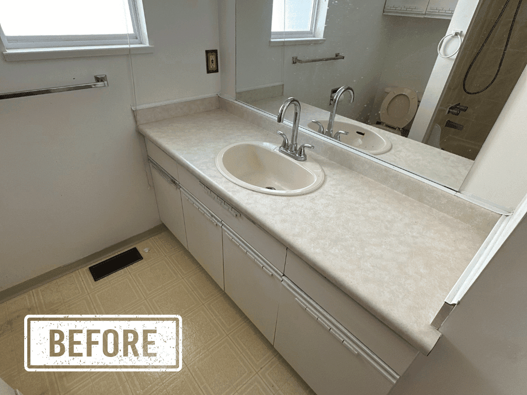 Bathroom renovation project in Surrey, BC