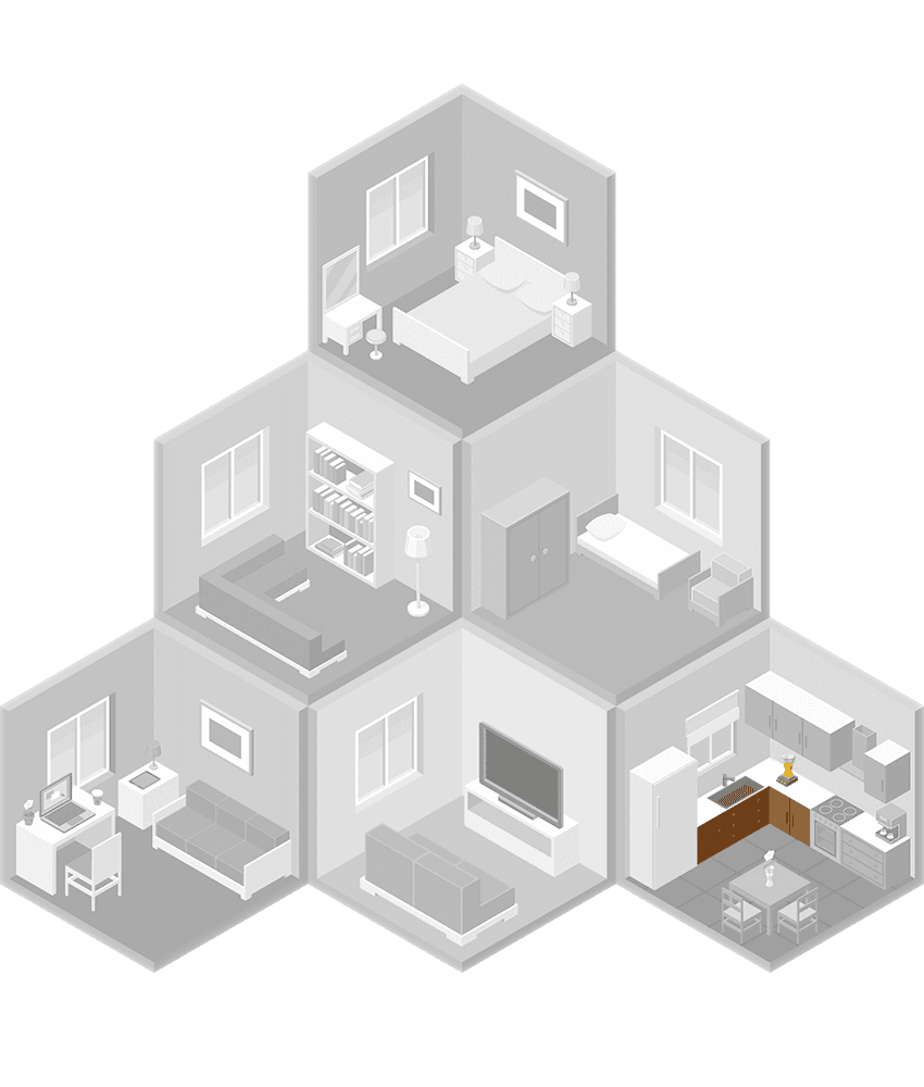 Residential and commercial services illustration