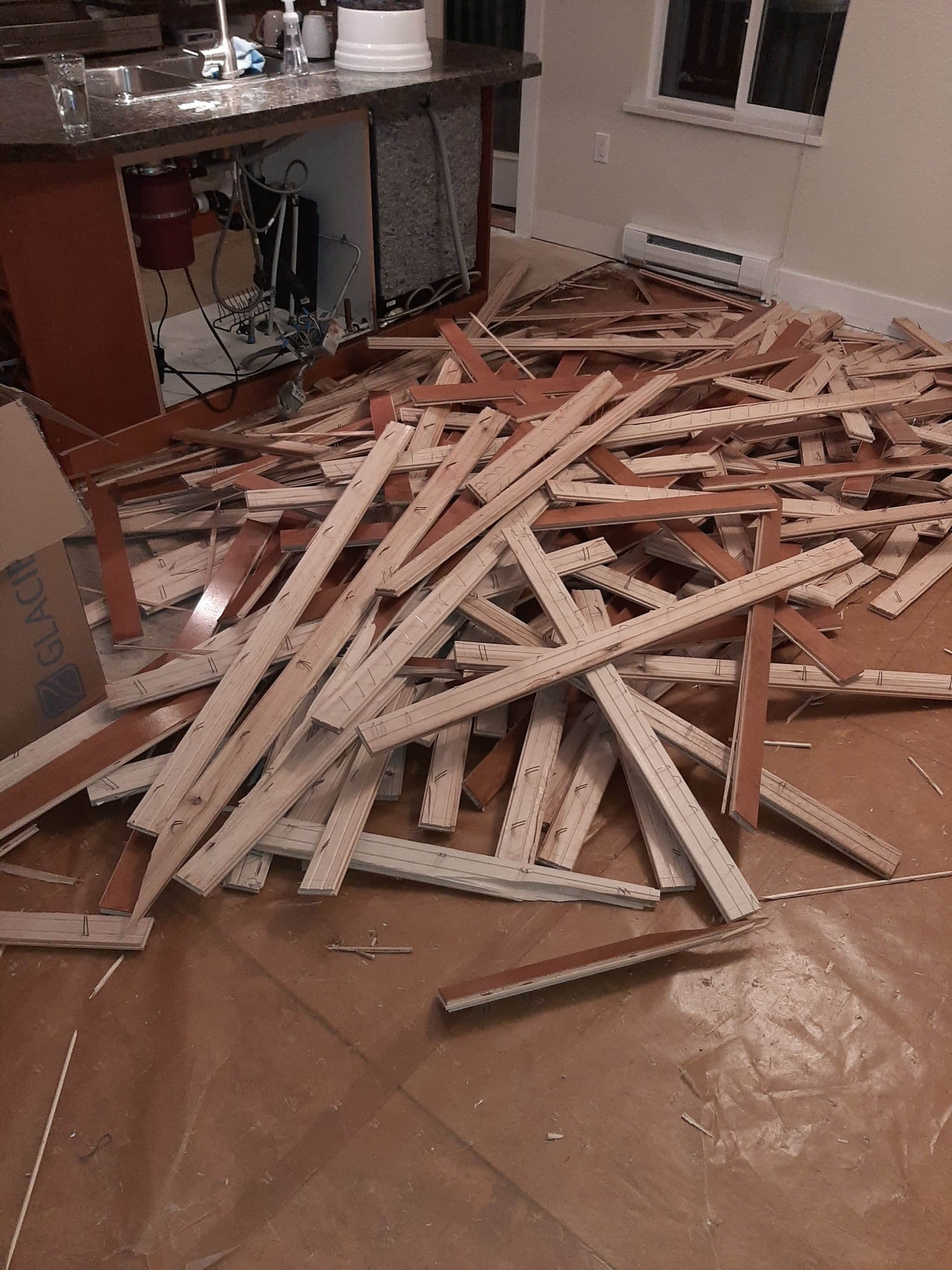 Demolition and waste removal work